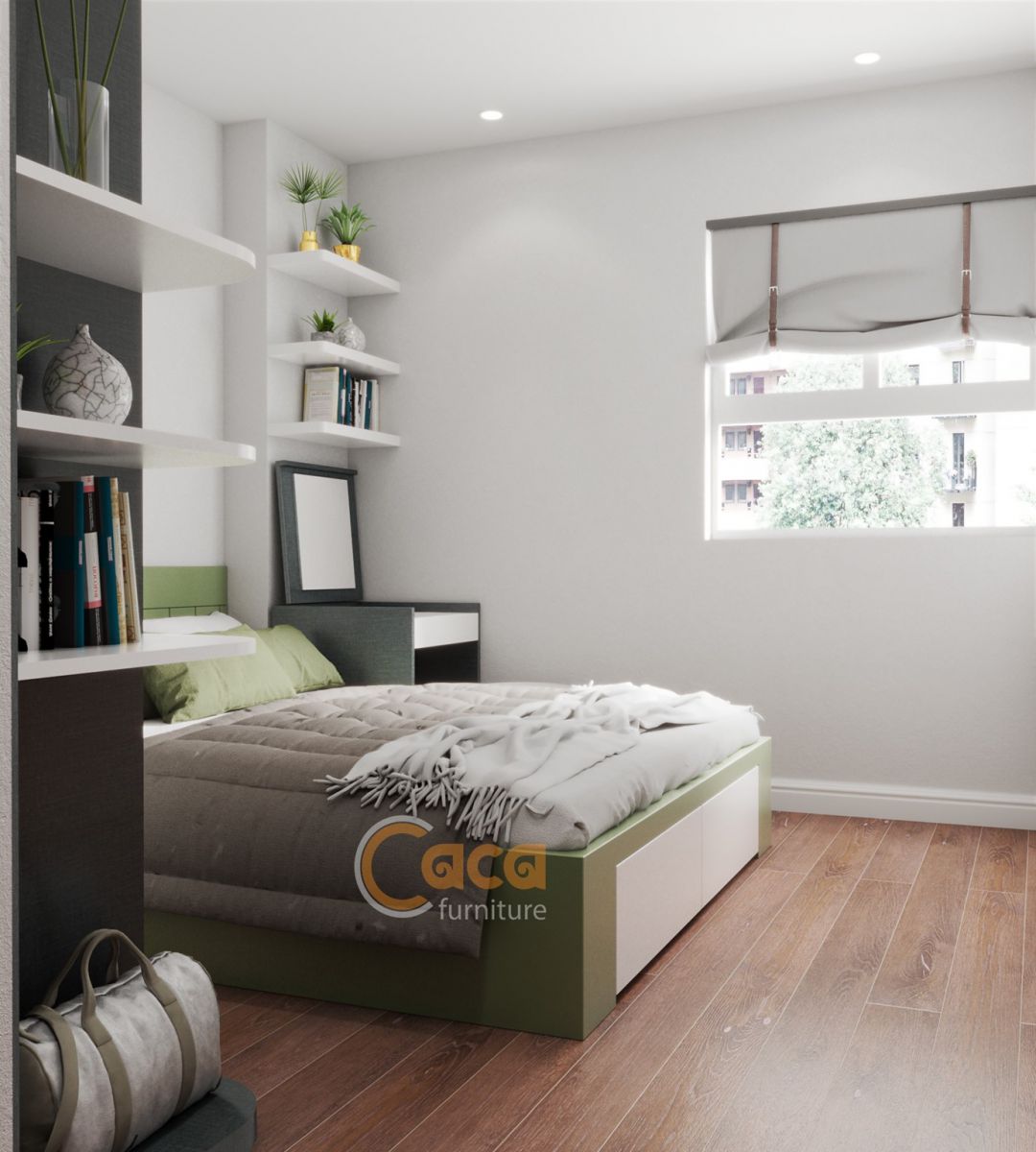 Bố trí nội thất phòng ngủ chung cư