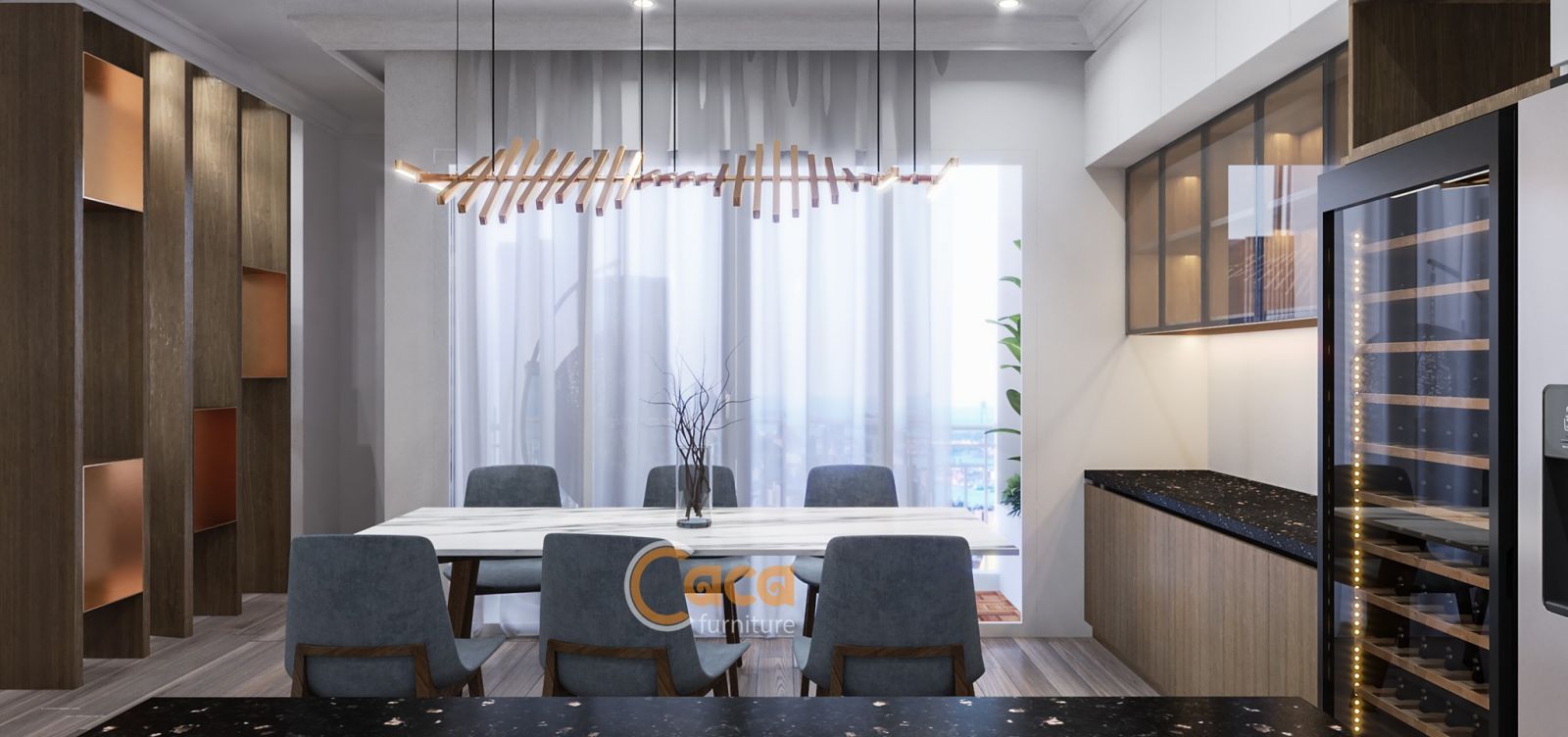 Thiết kế nội thất căn hộ chung cư theo diện tích
